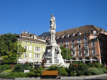 Waltherplatz in Bozen. Bildquelle: Tiroler Fremdenführer Alexander Ehrlich