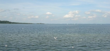 Chiemsee in Bayern. Bildquelle: Tiroler Fremdenführer Alexander Ehrlich