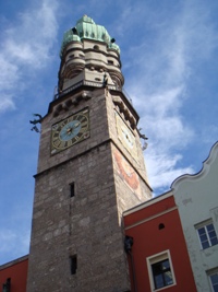 Innsbrucker Stadtturm. Autor: Alexander Ehrlich | Reiseveranstalter Tirol Tours